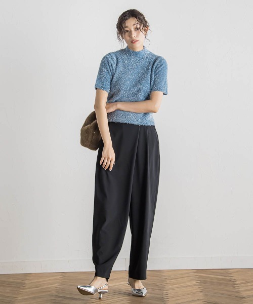 Droite lautreamont（ドロワットロートレアモン）の「ステファニーラップパンツ≪洗濯機で洗える≫（その他パンツ・レディース・イエロー/ブラック・M）」の22枚目の写真