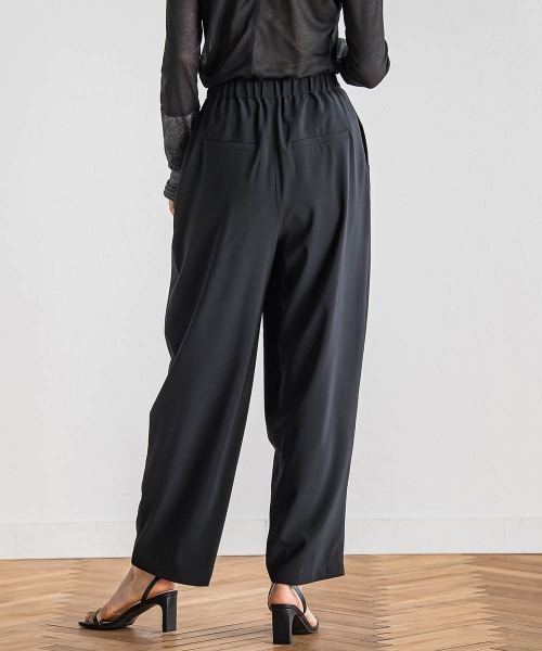 Droite lautreamont（ドロワットロートレアモン）の「ステファニーラップパンツ≪洗濯機で洗える≫（その他パンツ・レディース・イエロー/ブラック・M）」の3枚目の写真