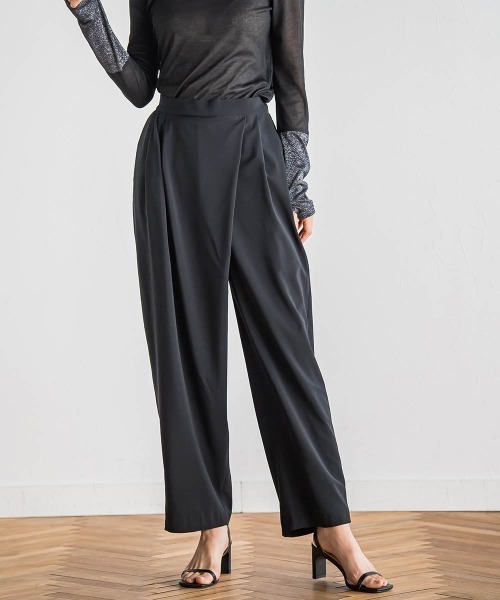 ドロワットロートレアモン（Droite lautreamont）/ステファニーラップパンツ≪洗濯機で洗える≫ セール】ステファニーラップパンツ≪洗濯機で洗える≫（その他パンツ