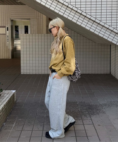 sedacle girl(セダクルガール)の「スプレーアップリケロンT(Tシャツ/カットソー・メンズ・パープル/マスタード/チャコールグレー・SMALL/MEDIUM/LARGE)」の19枚目の写真