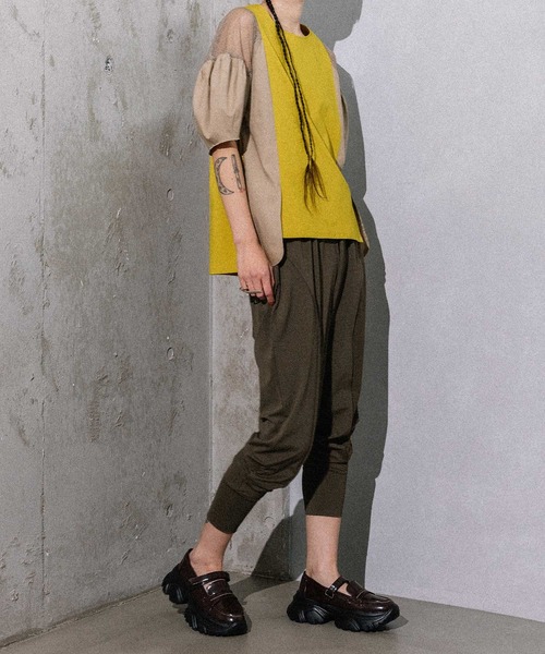 MARECHAL TERRE(マルシャルテル)の「コクーンスリーブトップス(Tシャツ/カットソー・レディース・イエロー系その他/ブラック/ホワイト/ネイビー・MEDIUM)」の11枚目の写真