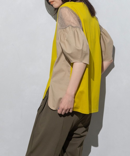 MARECHAL TERRE(マルシャルテル)の「コクーンスリーブトップス(Tシャツ/カットソー・レディース・イエロー系その他/ブラック/ホワイト/ネイビー・MEDIUM)」の5枚目の写真