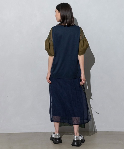 MARECHAL TERRE(マルシャルテル)の「コクーンスリーブトップス(Tシャツ/カットソー・レディース・イエロー系その他/ブラック/ホワイト/ネイビー・MEDIUM)」の15枚目の写真