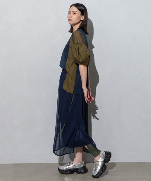 MARECHAL TERRE(マルシャルテル)の「コクーンスリーブトップス(Tシャツ/カットソー・レディース・イエロー系その他/ブラック/ホワイト/ネイビー・MEDIUM)」の17枚目の写真