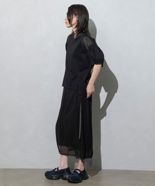 MARECHAL TERRE(マルシャルテル)の「コクーンスリーブトップス(Tシャツ/カットソー・レディース・イエロー系その他/ブラック/ホワイト/ネイビー・MEDIUM)」の22枚目の写真