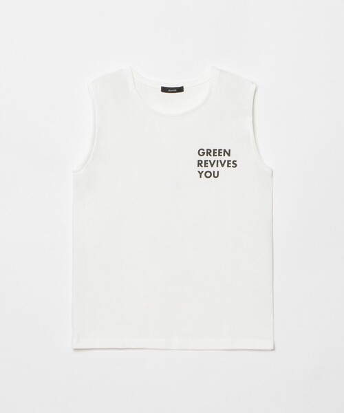 allureville（アルアバイル）の「サイドロゴノースリーブTシャツ（Tシャツ/カットソー・レディース・ホワイト/ピンク/グレー系その他・2）」の10枚目の写真