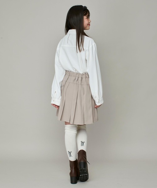 JENNI(ジェニィ)の「リブくしゅくしゅニーハイソックス(ソックス/靴下・キッズ・ブラック/オフホワイト・19-21cm/22-24cm)」の17枚目の写真