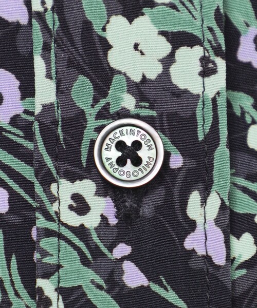 MACKINTOSH PHILOSOPHY（ﾏｯｷﾝﾄｯｼｭ ﾌｨﾛｿﾌｨｰ）の「ブーケプリントブラウス（シャツ/ブラウス・レディース・ホワイト系その他/ダークネイビー・38/36/34）」の9枚目の写真
