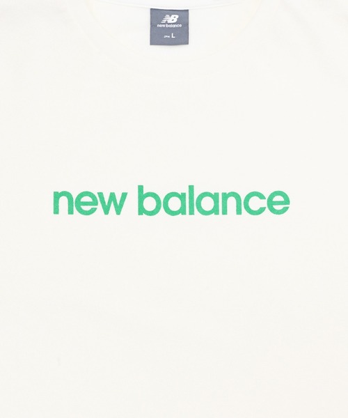 NEW BALANCE(ニューバランス)の「パイルショートスリーブTシャツ(Tシャツ/カットソー・レディース・ブルー/ヘザーグレー/オフホワイト/ライトイエロー・LARGE/MEDIUM/SMALL/X-LARGE)」の8枚目の写真