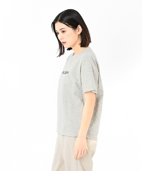 NEW BALANCE(ニューバランス)の「パイルショートスリーブTシャツ(Tシャツ/カットソー・レディース・ブルー/ヘザーグレー/オフホワイト/ライトイエロー・LARGE/MEDIUM/SMALL/X-LARGE)」の17枚目の写真