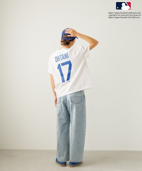 BAYFLOW（ベイフロー）の「【MLB TOKYO SERIES】MLB World Tour Tシャツ(WOMEN)（Tシャツ/カットソー・レディース・オフホワイト/ブルー/ブラック・FREE）」の6枚目の写真