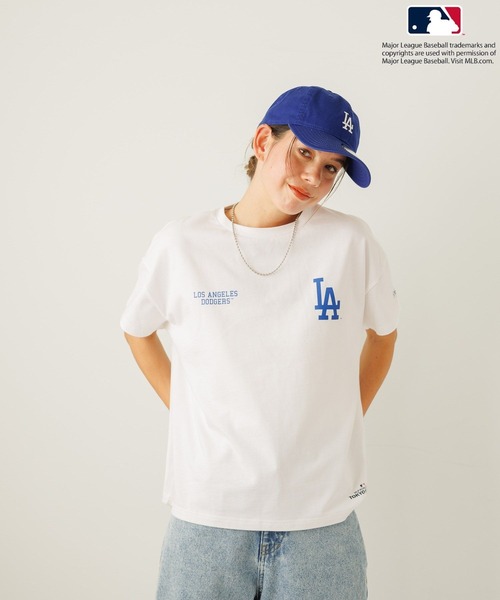 BAYFLOW（ベイフロー）の「【MLB TOKYO SERIES】MLB World Tour Tシャツ(WOMEN)（Tシャツ/カットソー・レディース・オフホワイト/ブルー/ブラック・FREE）」の7枚目の写真