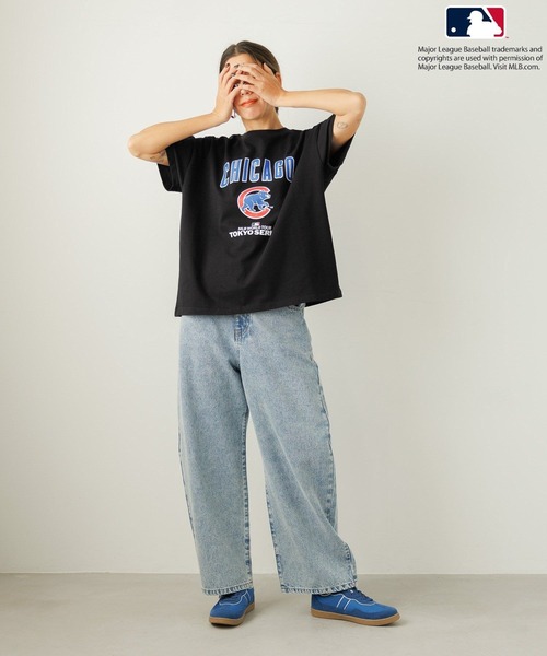 BAYFLOW（ベイフロー）の「【MLB TOKYO SERIES】MLB World Tour Tシャツ(WOMEN)（Tシャツ/カットソー・レディース・オフホワイト/ブルー/ブラック・FREE）」の12枚目の写真