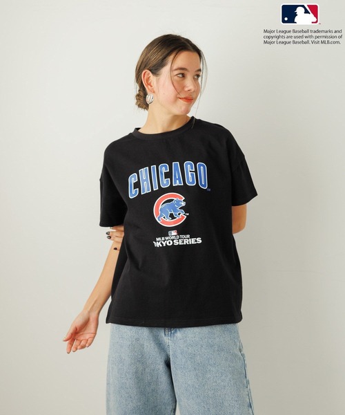 BAYFLOW（ベイフロー）の「【MLB TOKYO SERIES】MLB World Tour Tシャツ(WOMEN)（Tシャツ/カットソー・レディース・オフホワイト/ブルー/ブラック・FREE）」の15枚目の写真