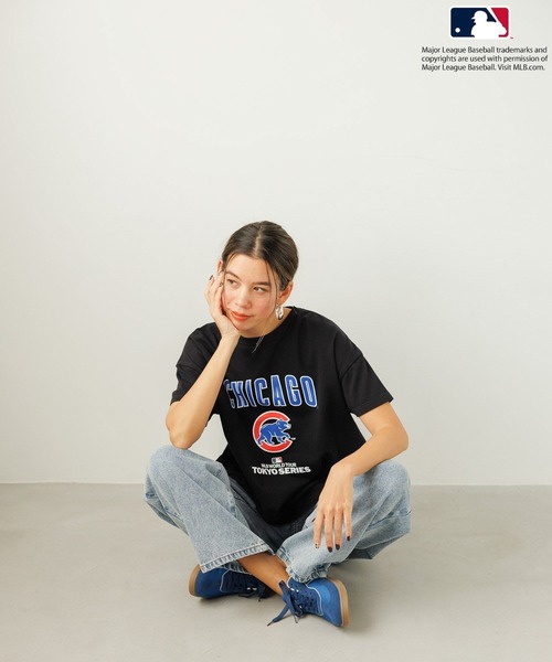 BAYFLOW（ベイフロー）の「【MLB TOKYO SERIES】MLB World Tour Tシャツ(WOMEN)（Tシャツ/カットソー・レディース・オフホワイト/ブルー/ブラック・FREE）」の16枚目の写真