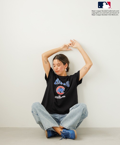 BAYFLOW（ベイフロー）の「【MLB TOKYO SERIES】MLB World Tour Tシャツ(WOMEN)（Tシャツ/カットソー・レディース・オフホワイト/ブルー/ブラック・FREE）」の17枚目の写真