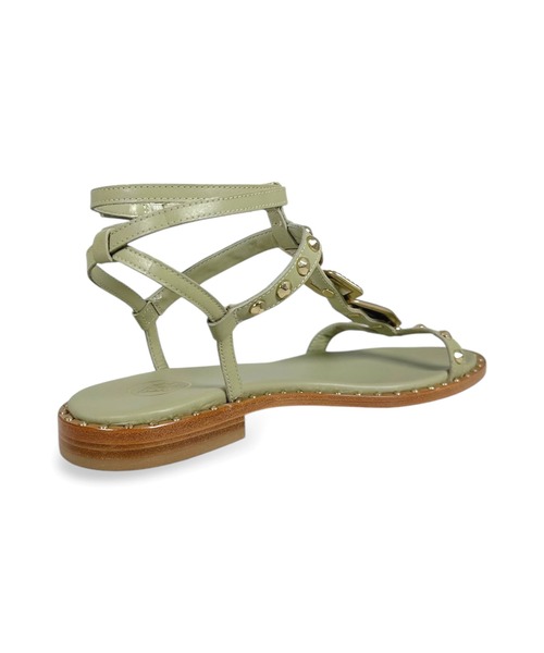 ASH（アッシュ）の「ASH/アッシュ【PENNY】ストーングラディエーターサンダル スタッズ フラット 3cmヒール（サンダル・レディース・ブラック/グリーン/ブラウン・35/36/37/38/39）」の14枚目の写真