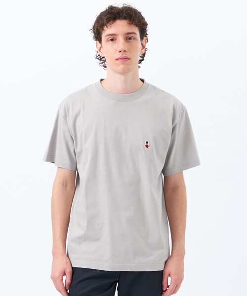 MACKINTOSH PHILOSOPHY（ﾏｯｷﾝﾄｯｼｭ ﾌｨﾛｿﾌｨｰ）の「【WEB&一部店舗限定】バッキンガムベア 5.6oz クルーネックワンポイントTシャツ（Tシャツ/カットソー・メンズ・グリーン系その他2/グレー系その他2/ホワイト/ブルー系その他7/ブラック・38/36/42/40）」の3枚目の写真