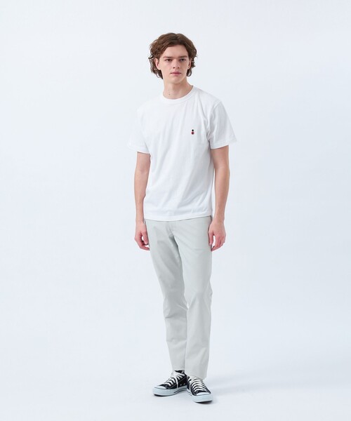 MACKINTOSH PHILOSOPHY（ﾏｯｷﾝﾄｯｼｭ ﾌｨﾛｿﾌｨｰ）の「【WEB&一部店舗限定】バッキンガムベア 5.6oz クルーネックワンポイントTシャツ（Tシャツ/カットソー・メンズ・グリーン系その他2/グレー系その他2/ホワイト/ブルー系その他7/ブラック・38/36/42/40）」の6枚目の写真