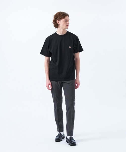 MACKINTOSH PHILOSOPHY（ﾏｯｷﾝﾄｯｼｭ ﾌｨﾛｿﾌｨｰ）の「【WEB&一部店舗限定】バッキンガムベア 5.6oz クルーネックワンポイントTシャツ（Tシャツ/カットソー・メンズ・グリーン系その他2/グレー系その他2/ホワイト/ブルー系その他7/ブラック・38/36/42/40）」の8枚目の写真