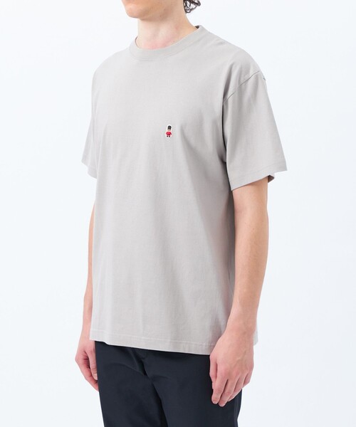 MACKINTOSH PHILOSOPHY（ﾏｯｷﾝﾄｯｼｭ ﾌｨﾛｿﾌｨｰ）の「【WEB&一部店舗限定】バッキンガムベア 5.6oz クルーネックワンポイントTシャツ（Tシャツ/カットソー・メンズ・グリーン系その他2/グレー系その他2/ホワイト/ブルー系その他7/ブラック・38/36/42/40）」の12枚目の写真
