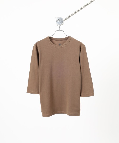JEMORGAN(ジェーイーモーガン)の「JEMORGAN テレコ 7分袖T(Tシャツ/カットソー・メンズ・オフホワイト/杢グレー/ブラック・M/XL/L)」の19枚目の写真