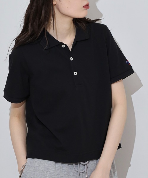 JEMORGAN（ジェーイーモーガン）の「JEMORGAN カノコ リブラインポロ（ポロシャツ・レディース・グリーン系/ブラック/ホワイト/チャコール/レッド/イエロー/ネイビー・F）」の10枚目の写真