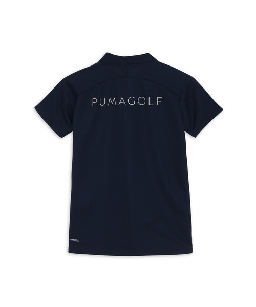 PUMA(プーマ)の「PUMA プーマ ウィメンズ ゴルフ SB バックプリント ライン 半袖 ポロシャツ(ポロシャツ・レディース・ブラック/ネイビー/ホワイト系その他・X-LARGE/LARGE/MEDIUM/SMALL)」の12枚目の写真