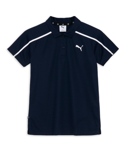 PUMA プーマ ウィメンズ ゴルフ SB バックプリント ライン 半袖