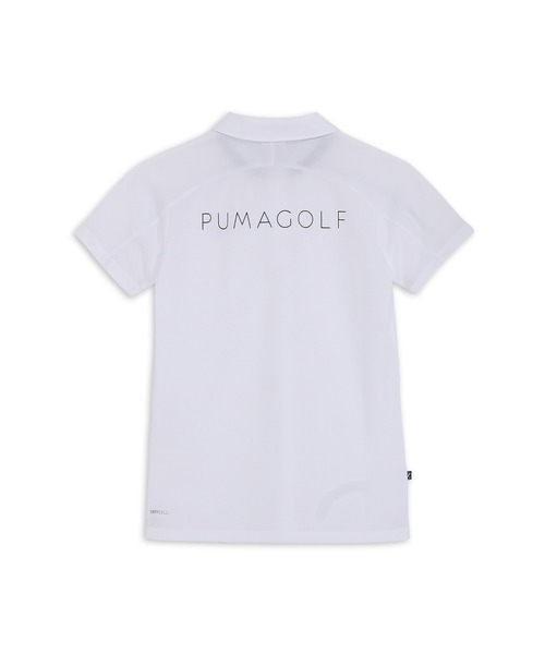 PUMA(プーマ)の「PUMA プーマ ウィメンズ ゴルフ SB バックプリント ライン 半袖 ポロシャツ(ポロシャツ・レディース・ブラック/ネイビー/ホワイト系その他・X-LARGE/LARGE/MEDIUM/SMALL)」の5枚目の写真