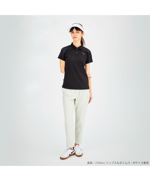 PUMA(プーマ)の「PUMA プーマ ウィメンズ ゴルフ SB バックプリント ライン 半袖 ポロシャツ(ポロシャツ・レディース・ブラック/ネイビー/ホワイト系その他・X-LARGE/LARGE/MEDIUM/SMALL)」の6枚目の写真