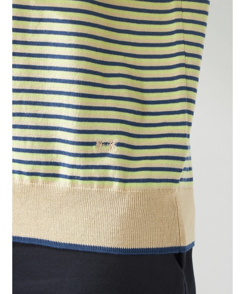 McGREGOR（マックレガー）の「マルチボーダーニット（ニット/セーター・レディース・ライム/スモークピンク/ネイビー・M/L）」の9枚目の写真