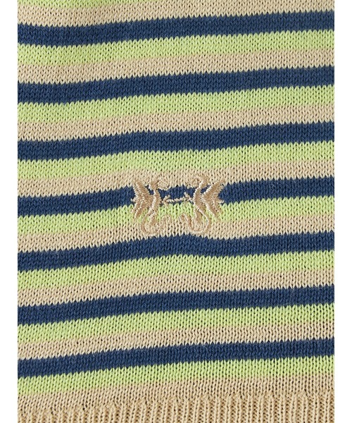 McGREGOR（マックレガー）の「マルチボーダーニット（ニット/セーター・レディース・ライム/スモークピンク/ネイビー・M/L）」の10枚目の写真