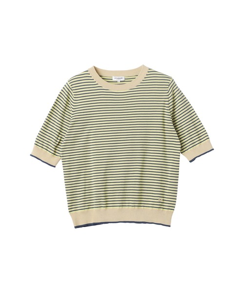 McGREGOR（マックレガー）の「マルチボーダーニット（ニット/セーター・レディース・ライム/スモークピンク/ネイビー・M/L）」の11枚目の写真