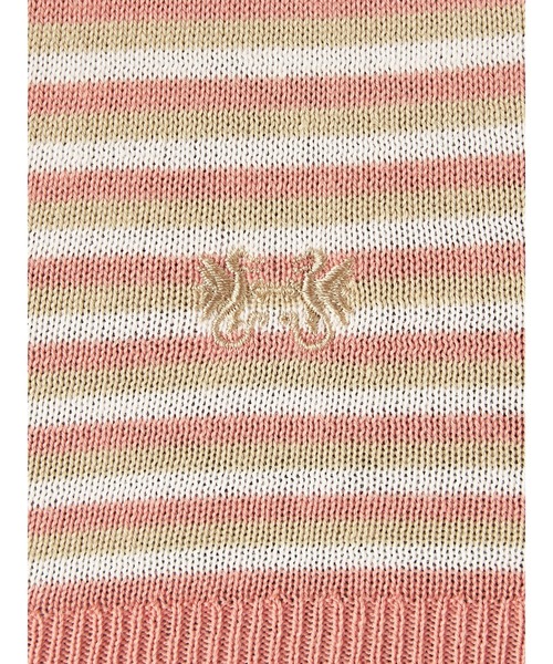 McGREGOR（マックレガー）の「マルチボーダーニット（ニット/セーター・レディース・ライム/スモークピンク/ネイビー・M/L）」の14枚目の写真