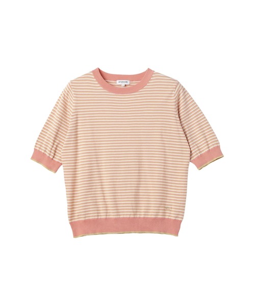 McGREGOR（マックレガー）の「マルチボーダーニット（ニット/セーター・レディース・ライム/スモークピンク/ネイビー・M/L）」の15枚目の写真