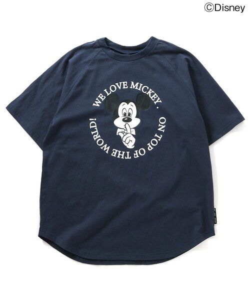 ディズニーキャラクター Tシャツ 100cm以上 Disney tシャツ ディズニー ミッキーマウス/綿100％フェイス