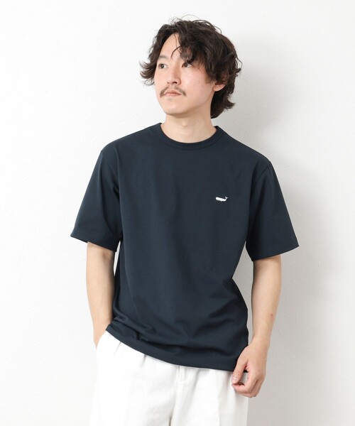 NOLLEY’S（ノーリーズ）の「《吸水速乾・UVカット》クジラTee 25SS（Tシャツ/カットソー・メンズ・ブラック/グレイッシュベージュ/ホワイト/ネイビー・M/L/XL/S）」の13枚目の写真