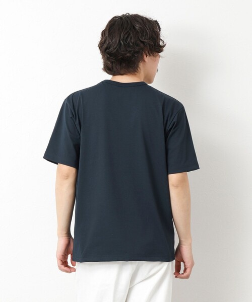 NOLLEY’S（ノーリーズ）の「《吸水速乾・UVカット》クジラTee 25SS（Tシャツ/カットソー・メンズ・ブラック/グレイッシュベージュ/ホワイト/ネイビー・M/L/XL/S）」の15枚目の写真