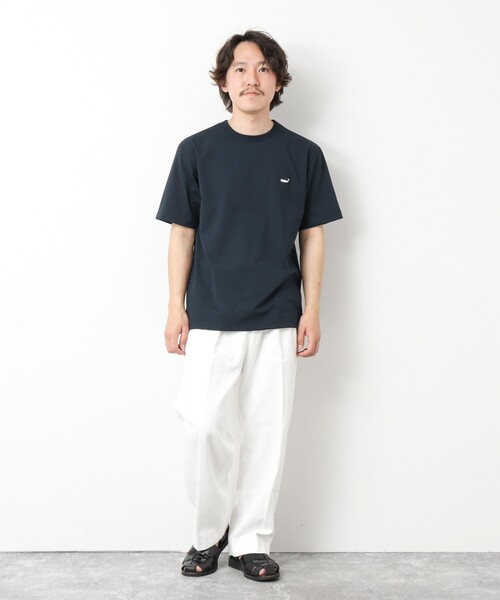 NOLLEY’S（ノーリーズ）の「《吸水速乾・UVカット》クジラTee 25SS（Tシャツ/カットソー・メンズ・ブラック/グレイッシュベージュ/ホワイト/ネイビー・M/L/XL/S）」の18枚目の写真