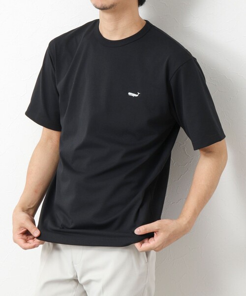 NOLLEY’S（ノーリーズ）の「《吸水速乾・UVカット》クジラTee 25SS（Tシャツ/カットソー・メンズ・ブラック/グレイッシュベージュ/ホワイト/ネイビー・M/L/XL/S）」の21枚目の写真