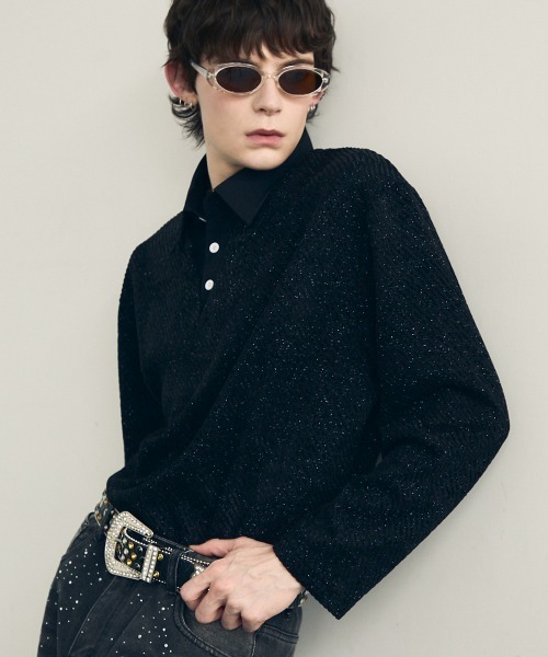 【美品】Clubhaus Poloシャツ Highballers ブラック L CLUBHAUS The Crew Polo '25 - Black | CLUBHAUS |
