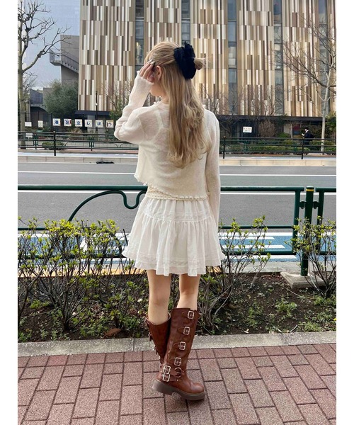 WC（ダブル シー）の「コットンライクレースシュシュ（シュシュ・レディース・ホワイト/ブラック/レッド・FREE）」の11枚目の写真