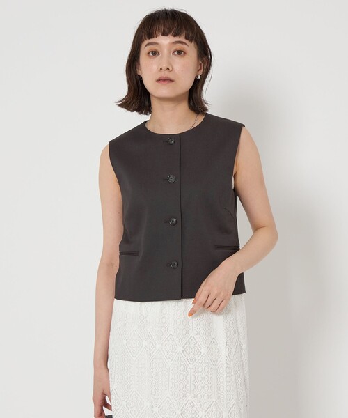 green label relaxing プルオーバーベスト◇未使用品 セール】P/LI ジレ プルオーバー -マシンウォッシャブル