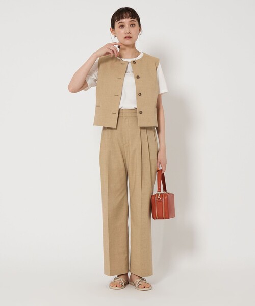 green label relaxing プルオーバーベスト◇未使用品 セール】P/LI ジレ プルオーバー -マシンウォッシャブル