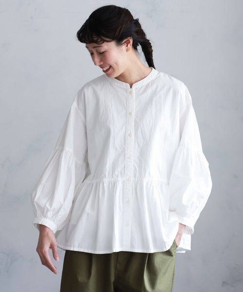 soulberry(ソウルベリー)の「ホイップのブラウス(シャツ/ブラウス・レディース・オフホワイト・5L/4L/3L/LL/L/M)」の18枚目の写真