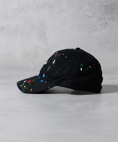セール】HAND PAINTED COTTON TWILL EMBROIDERY LOGO BASEBALL