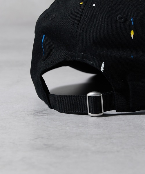 セール】HAND PAINTED COTTON TWILL EMBROIDERY LOGO BASEBALL