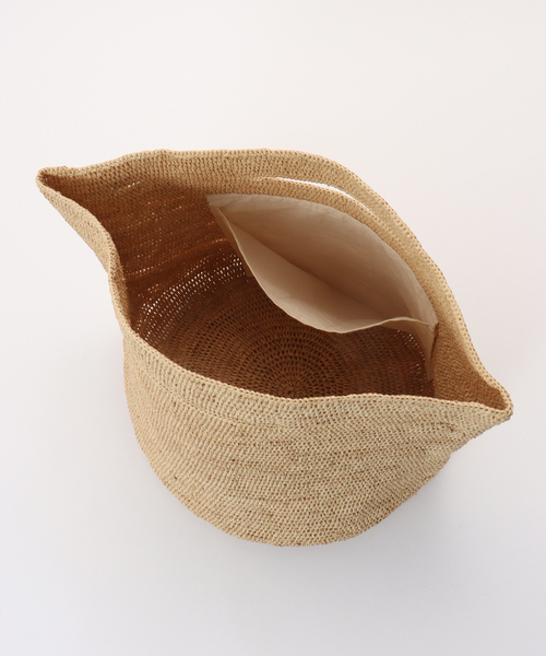 MADE IN MADA かごバッグ KOKO BAG ココ （TEA/ブラウン