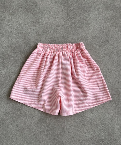 Teem Store(チームストア)の「ワンポイントストライプショートパンツ(その他パンツ・レディース・ブルー/ピンク・S/M)」の12枚目の写真